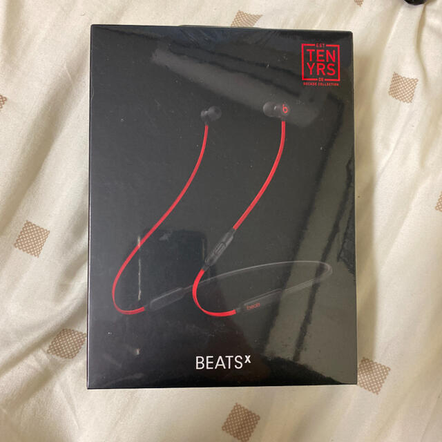 新品未開封 Beats X ワイヤレスイヤホン ブラックレッド