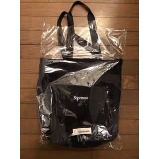 シュプリーム(Supreme)のSupreme totobag ブラック 20FW トートバッグ 黒 期間限定(トートバッグ)