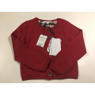 バーバリー(BURBERRY)の新品　  バーバリー  カーディガン　女の子　6Y  身長 115(カーディガン)