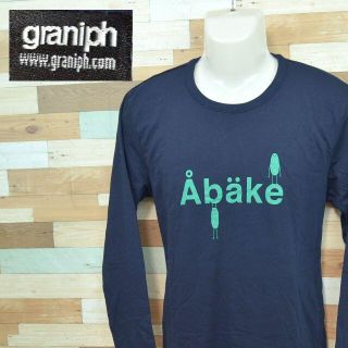 グラニフ(Graniph)の【graniph】 美品 グラニフ ネイビー長袖Tシャツ サイズL(Tシャツ/カットソー(七分/長袖))