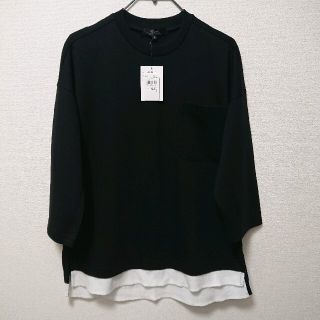 8★七分袖 Tシャツ★女性にも★綿 ポリエステル混★新品未使用(Tシャツ/カットソー(七分/長袖))