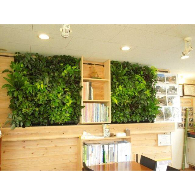 国産限定品 ウォールグリーン　100×100cm　グリーンマット　壁面緑化　フェイクグリーンの通販 by Yuk's shop｜ラクマ 20%OFF