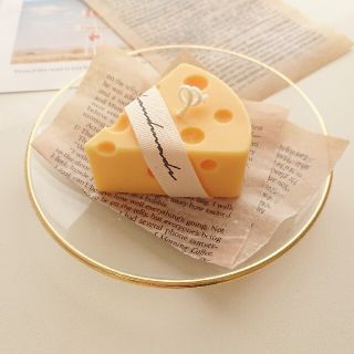 cheese candle⌇韓国キャンドル チーズキャンドル(アロマ/キャンドル)