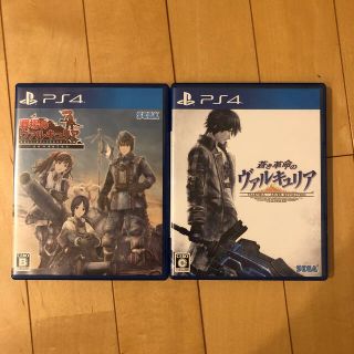 プレイステーション4(PlayStation4)の戦場のヴァルキュリア リマスター  蒼き革命のヴァルキュリア　セット　PS4(家庭用ゲームソフト)