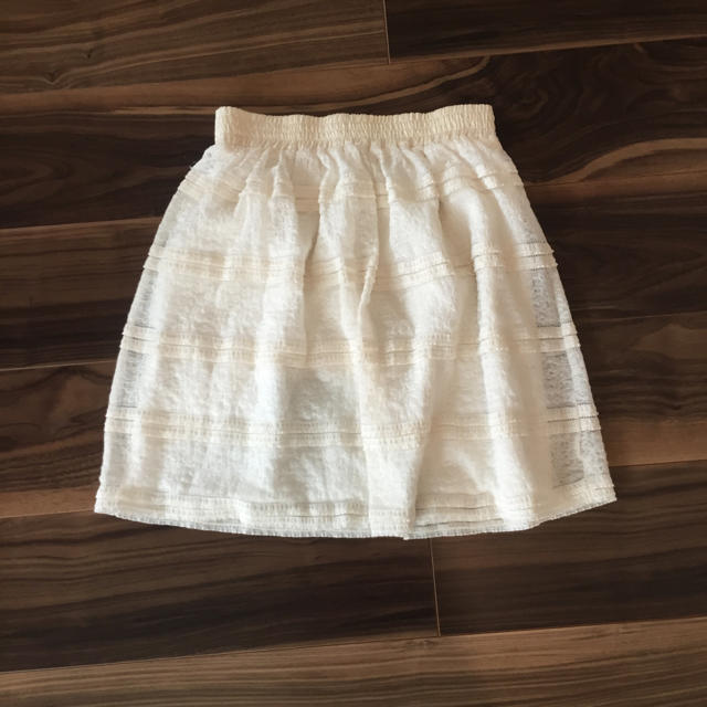 ef-de(エフデ)のef-de 白レーススカート レディースのスカート(ミニスカート)の商品写真