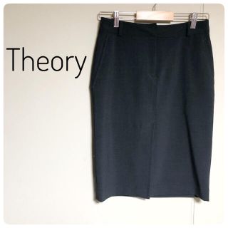 セオリー(theory)の【週末限定価格】 Theory 黒 タイトスカート(ひざ丈スカート)