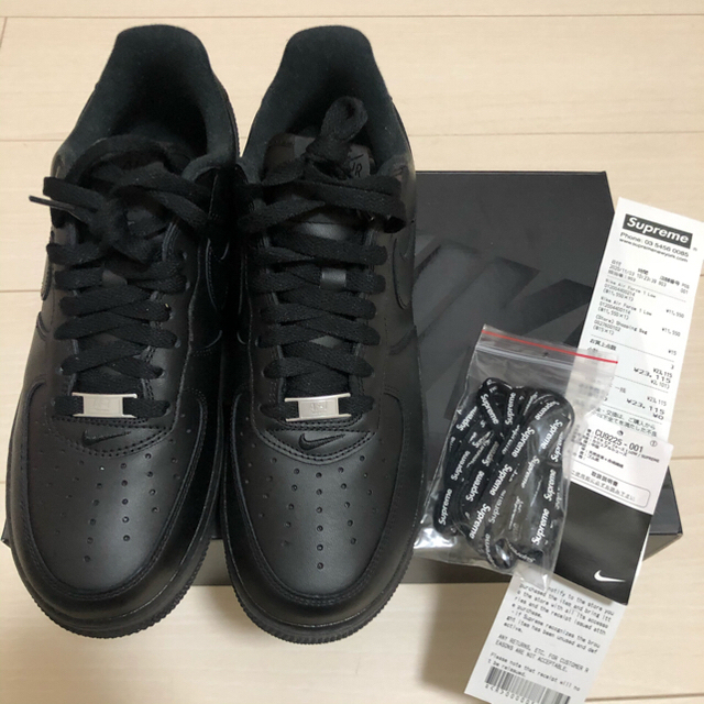 Supreme Air Force 1 Low Black 27.0 1