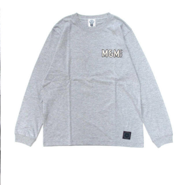 m&m PRINT L/S TEE グレーL 木村拓哉 キムタク m&m PRINT L/S TEE グレーL 木村拓哉 キムタク