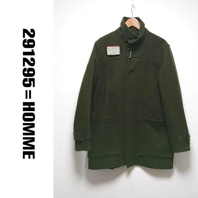 291295=HOMME - 291295 HOMME 291295オム ウールコートの通販 by ぴー