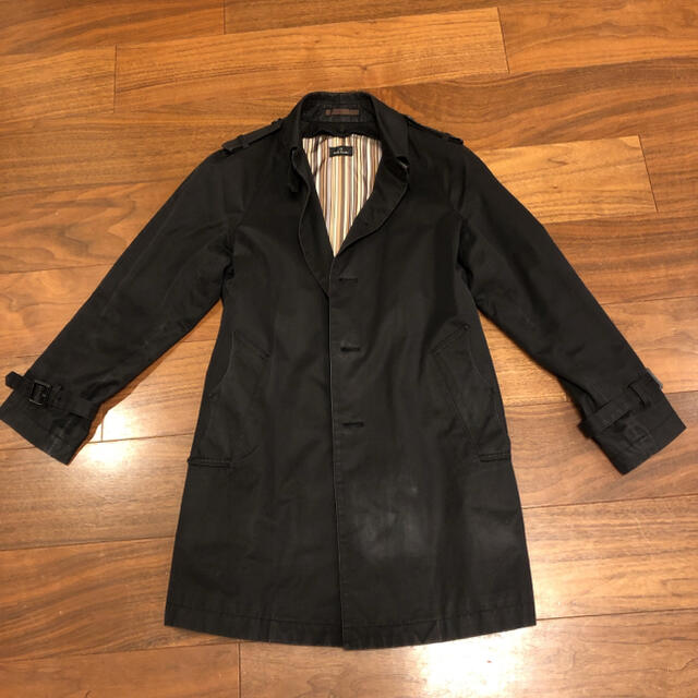 Paul Smith - ポールスミス ステンカラーコート ブラック トレンチ