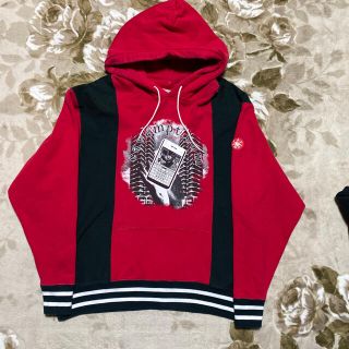 CE cavempt シーイー パーカー スウェット オーバーサイズ m 赤