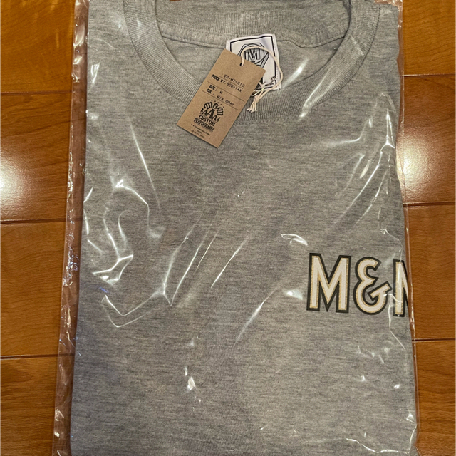 m&m PRINT L/S TEE グレーM 木村拓哉 キムタク