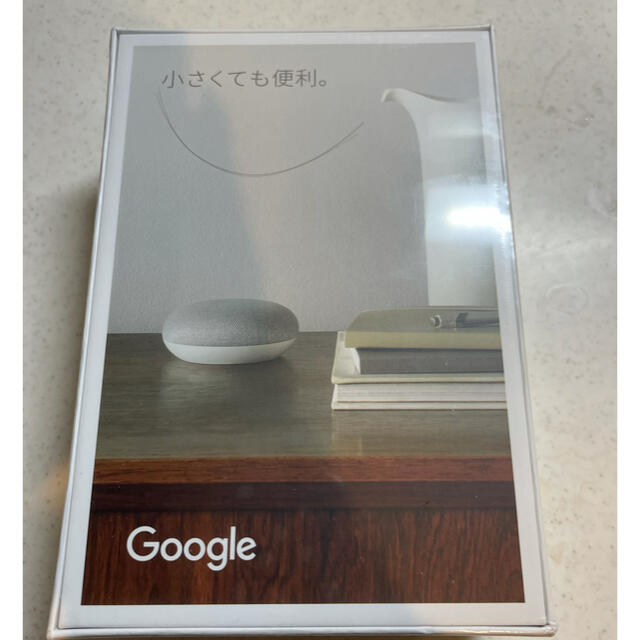 Google(グーグル)のGoogle Nest mini チョーク　第二世代 スマホ/家電/カメラのオーディオ機器(スピーカー)の商品写真