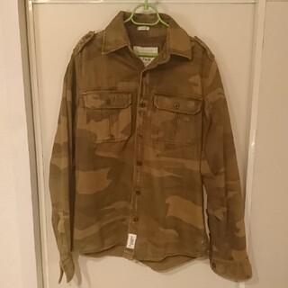 アバクロンビーアンドフィッチ(Abercrombie&Fitch)のAbercrombie&Fitchアバクロンビー&フィッチ厚手コットン長袖シャツ(シャツ)