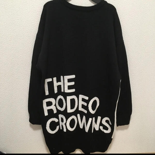 RODEO CROWNS WIDE BOWL(ロデオクラウンズワイドボウル)のロデオクラウンズ ニット ワンピース レディースのワンピース(ひざ丈ワンピース)の商品写真