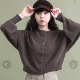 ドットアンドストライプスチャイルドウーマン(Dot&Stripes CHILDWOMAN)のDot&Stripes CHILDWOMAN ラクーンショートカーディガン(カーディガン)