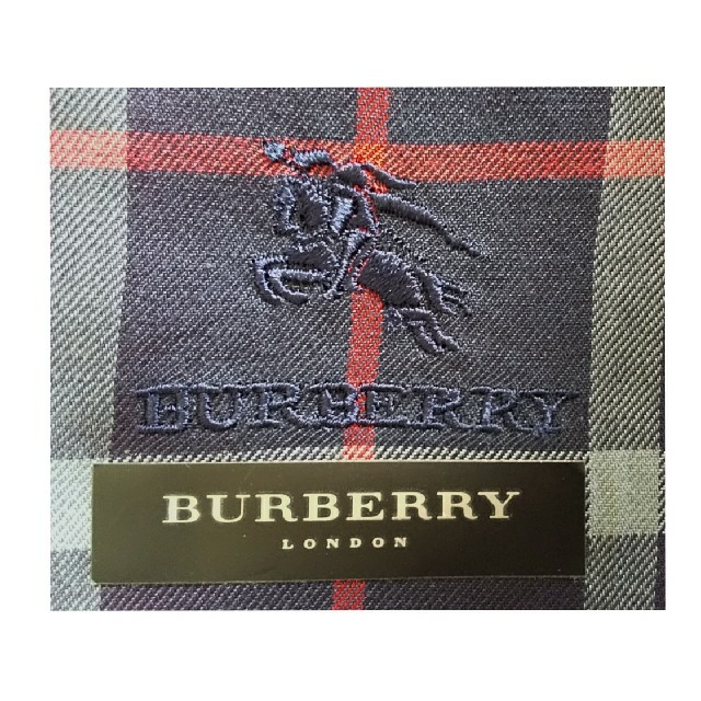 BURBERRY(バーバリー)の即日発送【BURBERRY】定番チェック・ロゴ刺繍のハンカチ メンズのファッション小物(ハンカチ/ポケットチーフ)の商品写真