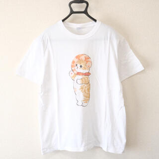 SUZURI Tシャツ　えびにゃん　ホワイト(Tシャツ(半袖/袖なし))