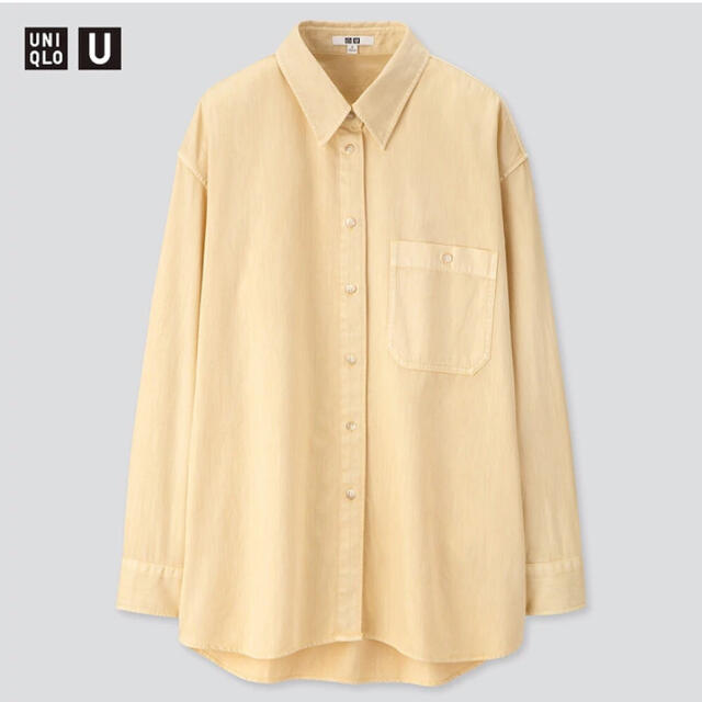 UNIQLO(ユニクロ)のユニクロ　デニムオーバーサイズシャツ レディースのトップス(シャツ/ブラウス(長袖/七分))の商品写真