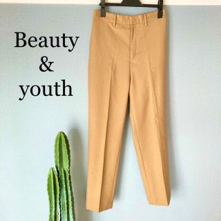 ビューティアンドユースユナイテッドアローズ(BEAUTY&YOUTH UNITED ARROWS)の【Beauty&youthハイウエストワイドパンツ】(カジュアルパンツ)