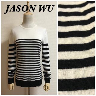 ジェイソンウー(Jason Wu)のJASON WU ウール100%ボーダーニット(ニット/セーター)