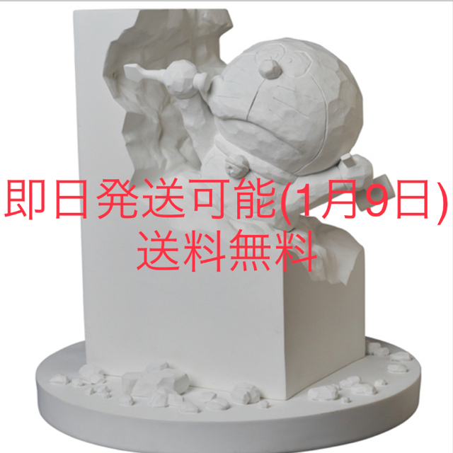 彫刻ドラえもん white  ver 新品