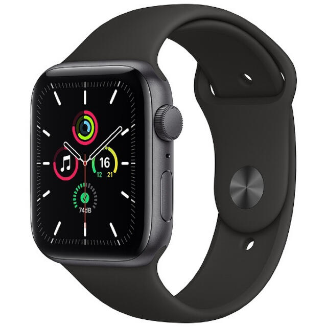 Apple Watch SE セルラーモデル  44mアルミケースとブラック
