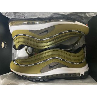 ナイキ(NIKE)のUNDEFEATED×NIKE AIRMAX97 OLIVE 28.0cm(スニーカー)