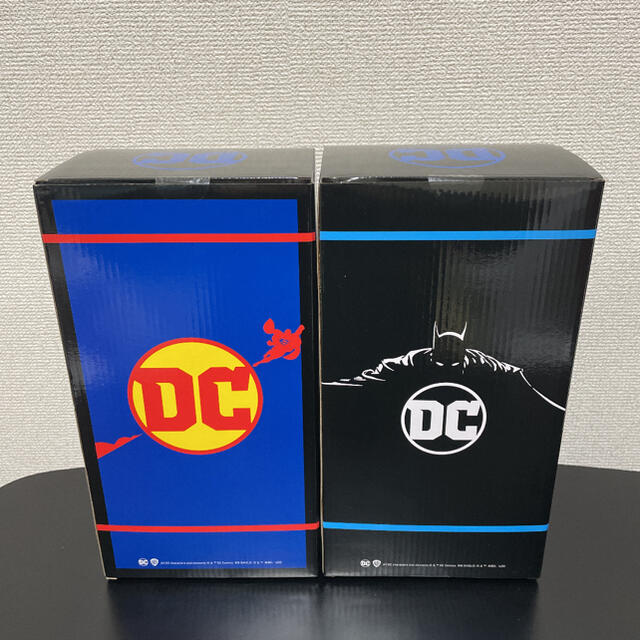 DC(ディーシー)のハッピーくじ　DC BE@RBRICK　スーパーマン　＆　バットマン エンタメ/ホビーのフィギュア(アメコミ)の商品写真