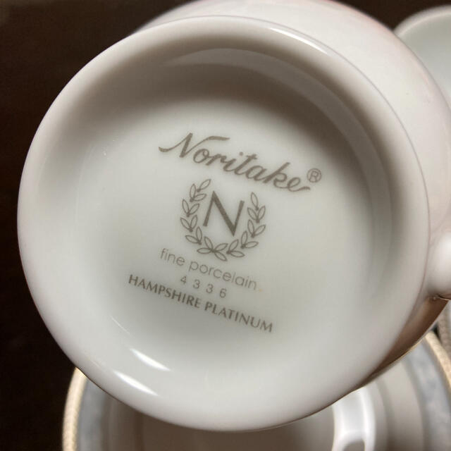 Noritake(ノリタケ)のノリタケ Noritake 食器 皿 プレート カップ ソーサー コーヒー インテリア/住まい/日用品のキッチン/食器(食器)の商品写真