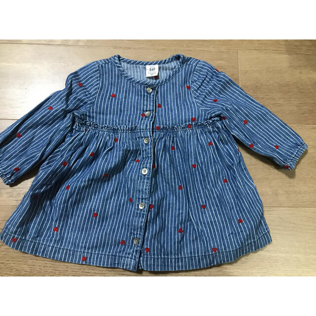 babyGAP(ベビーギャップ)のGAP ベビー　70-80 ワンピース チュニック キッズ/ベビー/マタニティのベビー服(~85cm)(ワンピース)の商品写真