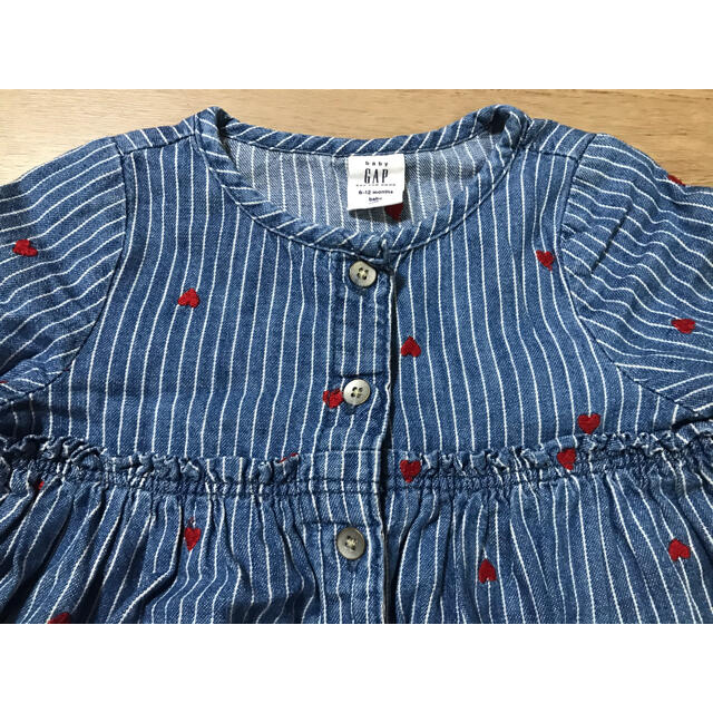 babyGAP(ベビーギャップ)のGAP ベビー　70-80 ワンピース チュニック キッズ/ベビー/マタニティのベビー服(~85cm)(ワンピース)の商品写真