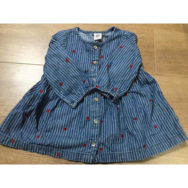 babyGAP(ベビーギャップ)のGAP ベビー　70-80 ワンピース チュニック キッズ/ベビー/マタニティのベビー服(~85cm)(ワンピース)の商品写真