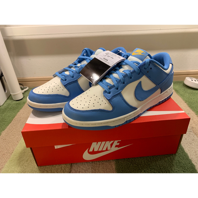 Nike Dunk low unc ブルー coast コースト 27