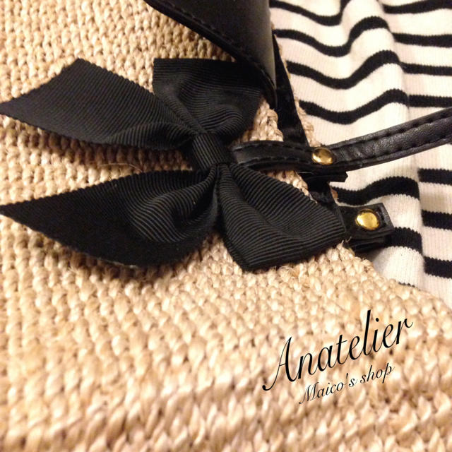 anatelier(アナトリエ)のanatelier♡リボンかごバッグ レディースのバッグ(かごバッグ/ストローバッグ)の商品写真