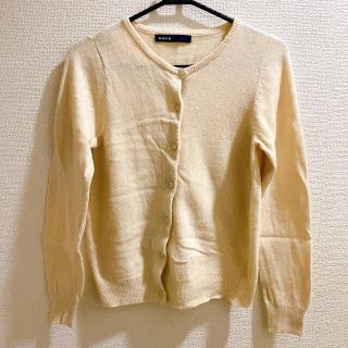 アズノウアズ(AS KNOW AS)のニットカーディガン　ベージュ　冬服　春物　Mサイズ(ニット/セーター)