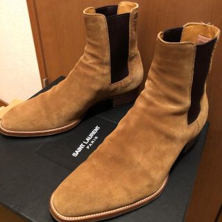 サンローラン(Saint Laurent)の【2日限定値下げ】サンローラン　スエードブーツ41サイズ(ブーツ)