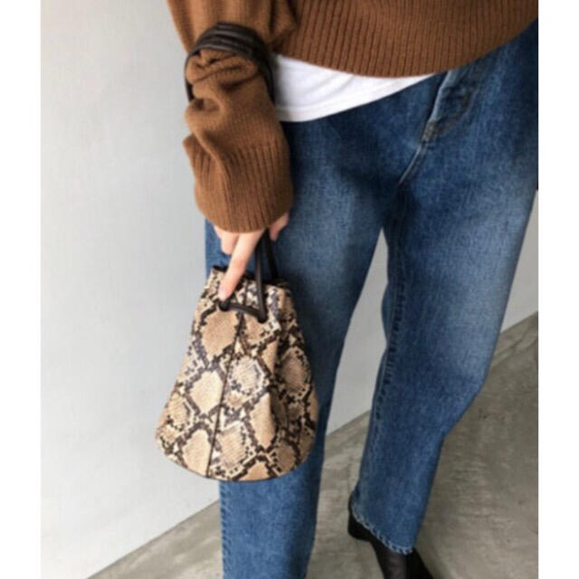 専用Todayful Python bucket bag パイソン バッグ 巾着 1