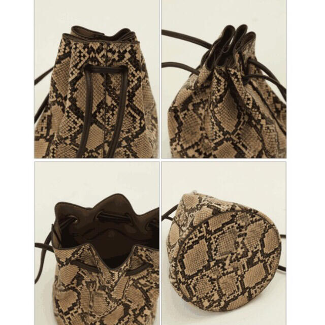 専用Todayful Python bucket bag パイソン バッグ 巾着 3