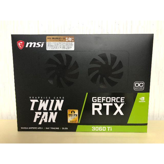 新品未開封品　MSI GeForce RTX3060Ti TWIN FAN OC