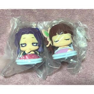 胡蝶しのぶ 栗花落カナヲ 鬼滅の刃 おねむたん 2点セット(キャラクターグッズ)