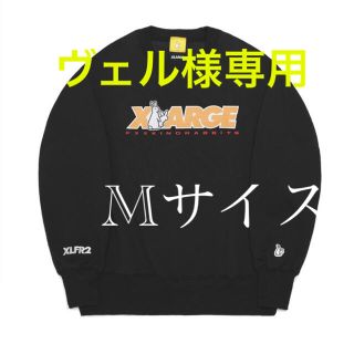 エクストララージ(XLARGE)のFR2 XLARGE コラボ　スウェット ブラックM(スウェット)