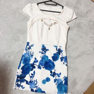 デイジーストア(dazzy store)のミニドレス　花柄ドレス　ワンピース  ナイトドレス(ミニワンピース)