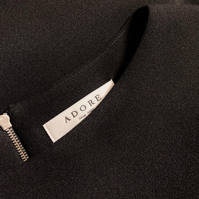 美品❗️ADORE アドーア ワンピース 黒 冠婚葬祭にも 3