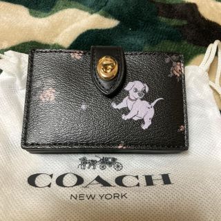 コーチ(COACH)の☆新品☆coach☆コーチ☆１０１匹わんちゃん柄☆カード入れ☆(名刺入れ/定期入れ)