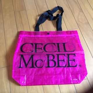 セシルマクビー(CECIL McBEE)のビニールバック(ショップ袋)