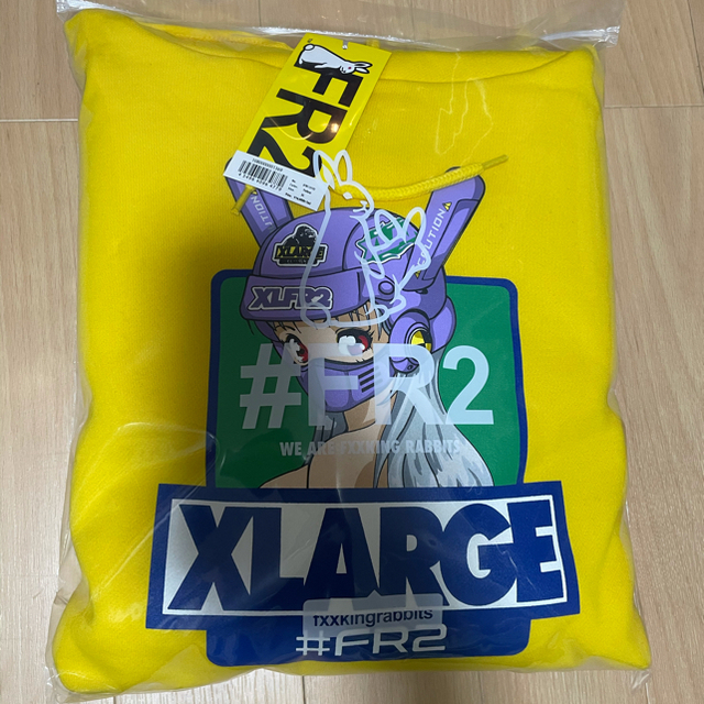 Xlarge fr2 パーカー イエロー XL