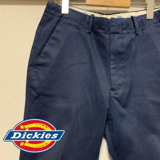 ディッキーズ(Dickies)の【美品】ナノユニバース別注Dickies 8レングステーパードパンツ(チノパン)