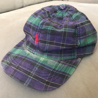 ポロラルフローレン(POLO RALPH LAUREN)のヴィンテージ　アメリカ製ポロラルフローレン マルチカラースナップバックキャップ(キャップ)