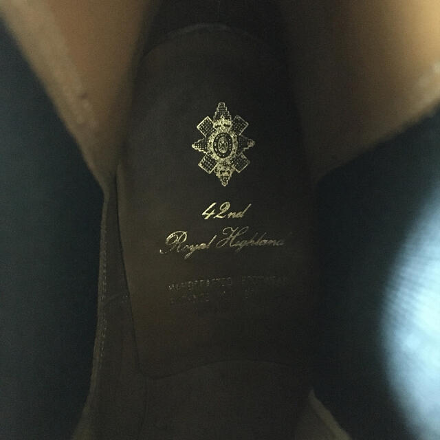 Crockett&Jones(クロケットアンドジョーンズ)の42nd Royal Highland サイドゴアブーツ ショートブーツ メンズの靴/シューズ(ドレス/ビジネス)の商品写真